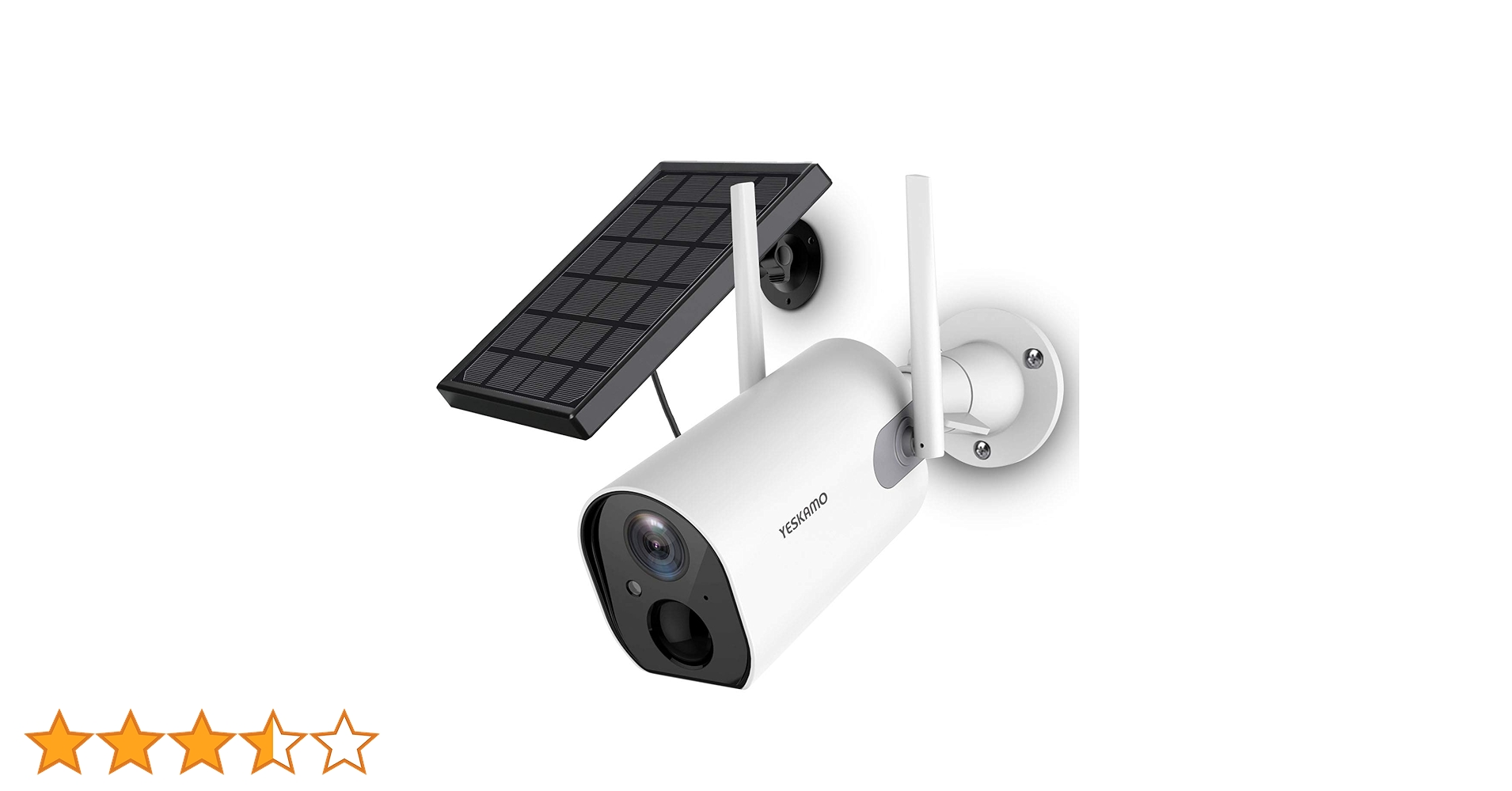 お買い得★YESKAMO 防犯カメラ 屋外 Wi-Fi 300万画素 電池式 Amazon.co.jp: 【最新発光・300万高画素】YESKAMO 防犯カメラ